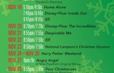 Freeform Releases Countdown To 25 Days Of Christmas Show