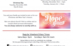 Good Shepherd Parish Christmas Schedule