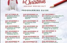 Hallmark Channel S 2019 Christmas Movie Schedule Simplemost