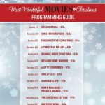 Hallmark Christmas Movies 2021 Printable Schedule
