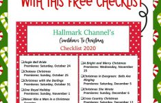 Hallmark Countdown To Christmas 2020 Schedule Is HERE