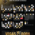 Here S A Printable Schedule For Everyone Goldenknights