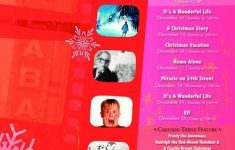 Here S The Schedule For The Christmas Movies Showing At
