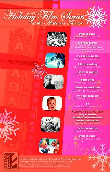 Here s The Schedule For The Christmas Movies Showing At 