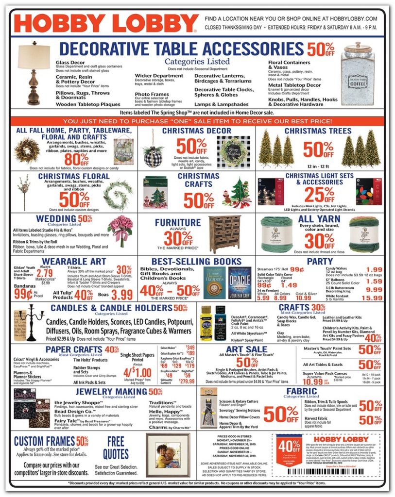 Hobby Lobby After Christmas Sale 2019 After Christmas