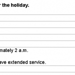 Holiday Transit Schedule Released Walk Or Take A Taxi On