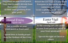 Holy Week Mass Schedule Resources For Home Prayer St
