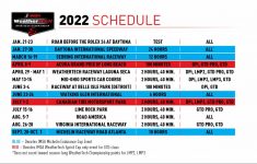 IMSA WeatherTech Series Announces 2022 Schedule NBC Sports