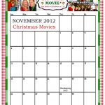 It S A Wonderful Movie November Blank Calendar To Write