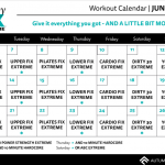Let S Get Extreme Tips For Success Workout Calendar