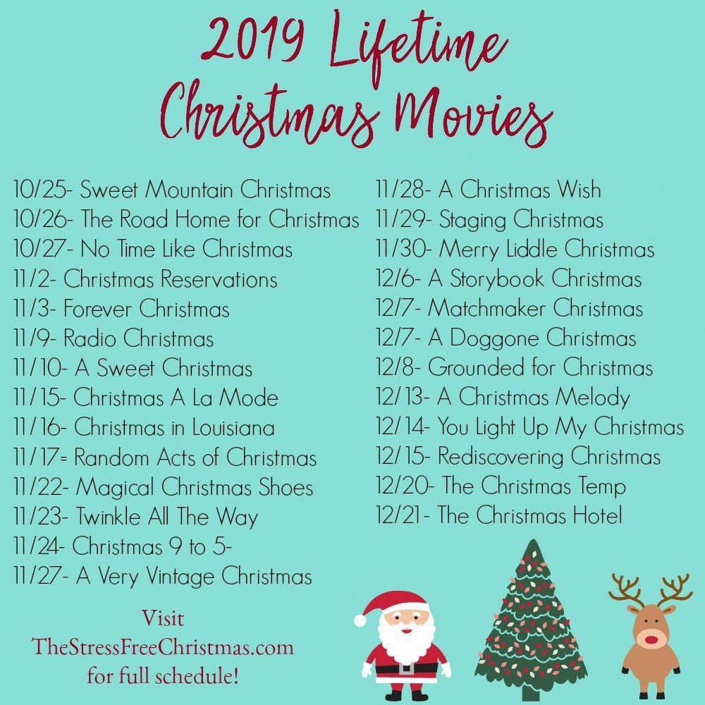 A Christmas Story Schedule Printable Schedule