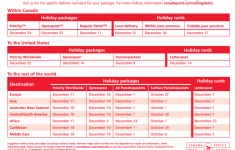 Canada Post Christmas Schedule
