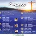 Manila Shopper Lenten Holy Week 2019 Church Schedule Of