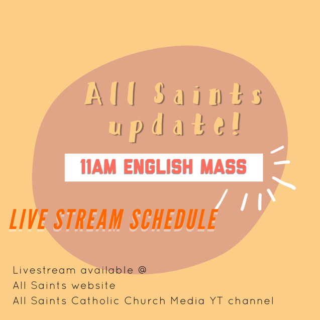 Mass Times All Saints Church Hayward CA