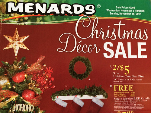 Menards Christmas Decor Sale 11 5 2014 11 16 2014 The 