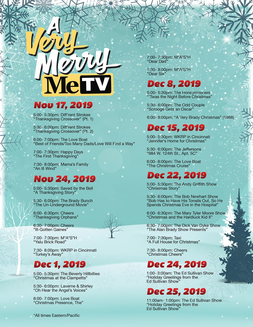 Metv Christmas Schedule 2020 Christmas Tree