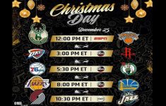 NBA Christmas Schedule Released For The 2018 19 Sesaon