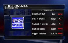NBA Unveils Christmas Day Schedule 2015 Boosh Sports