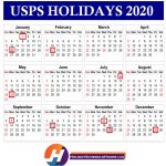 Post Office Holidays 2020 Correct List Of USPS Holidays 2020