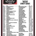 Printable 2020 NASCAR Schedule