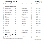 Printable NFL Week 14 Schedule Pick Em Pool 2020