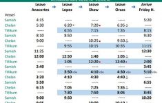 Reminder Temporary Ferry Schedule October 22 November 4