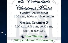 Saint Columbkille Parish Christmas Mass Schedule