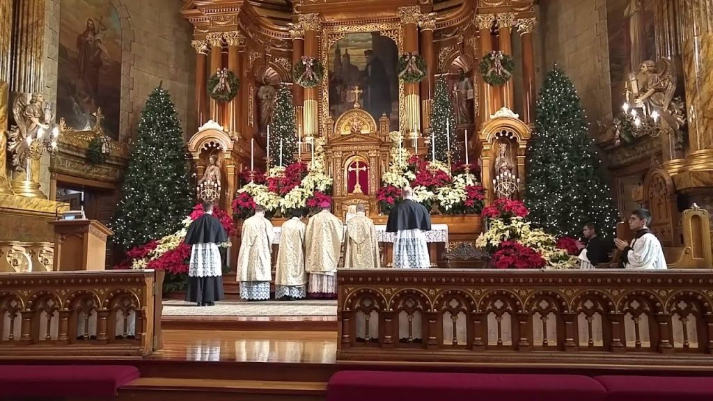 Saint John Cantius Church In Chicago Christmas Mass