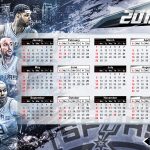 Spurs Antonio San Calendar Wallpapersafari