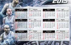 Spurs Antonio San Calendar Wallpapersafari