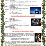 St Michael S Church Christmas Mass Schedule