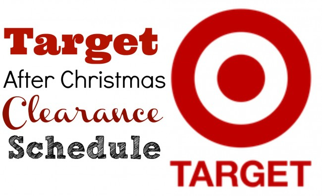 Target After Christmas Clearance Schedule For 2014