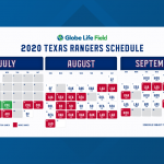 Texas Rangers Release 2020 Schedule Newswest9