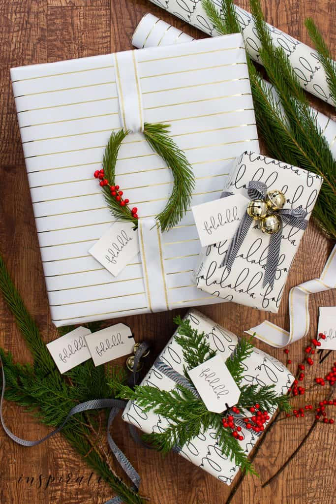 Three Easy Christmas Gift Wrap Ideas Inspiration For Moms