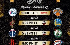 Tis The Season The NBA Has Released The 2017 Christmas