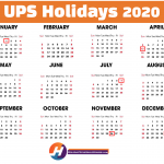 UPS Holiday Schedule 2020 Correct List Of UPS Holidays