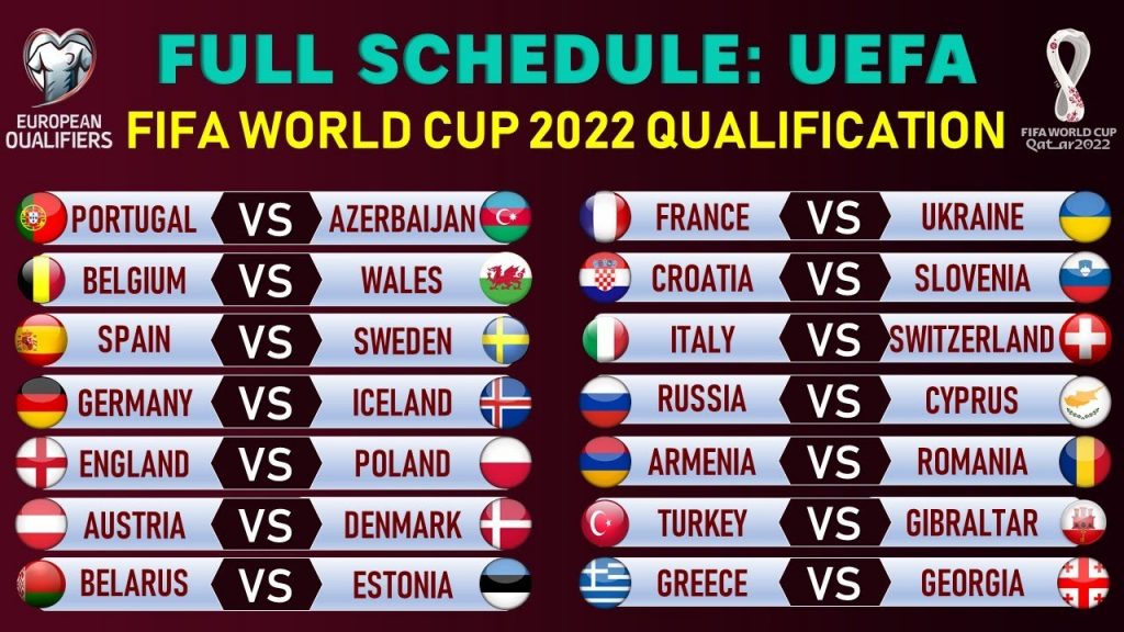 World Cup Schedule 2022 Printable Schedule