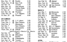 Dallas Mavericks Printable Home Schedule 2022 23