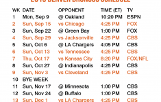 2019 2020 Denver Broncos Lock Screen Schedule For IPhone 6