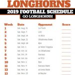 2019 Auburn Tigers Football Schedule Printable College