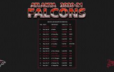 2020 2021 Atlanta Falcons Wallpaper Schedule
