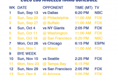 2020 2021 Los Angeles Rams Lock Screen Schedule For IPhone