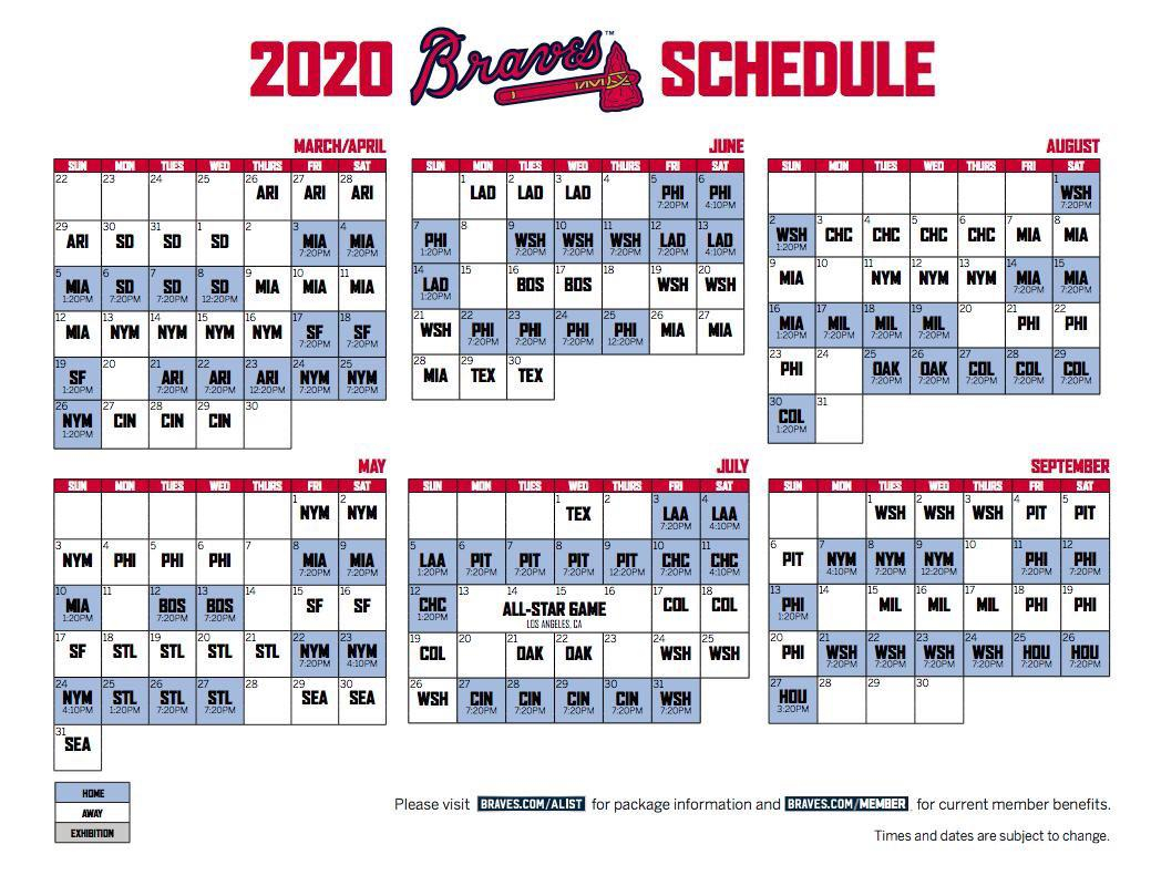 Atlanta Braves Printable Tv Schedule 2022 Printable Schedule