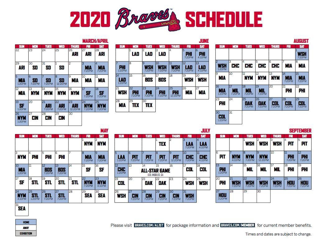 Atlanta Braves Schedule 2023 2023