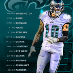2020 Philadelphia Eagles Schedule