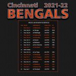 2021 2022 Cincinnati Bengals Wallpaper Schedule