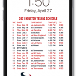 2021 2022 Houston Texans Lock Screen Schedule For IPhone 6