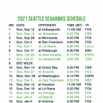 2021 2022 Seattle Seahawks Lock Screen Schedule For IPhone