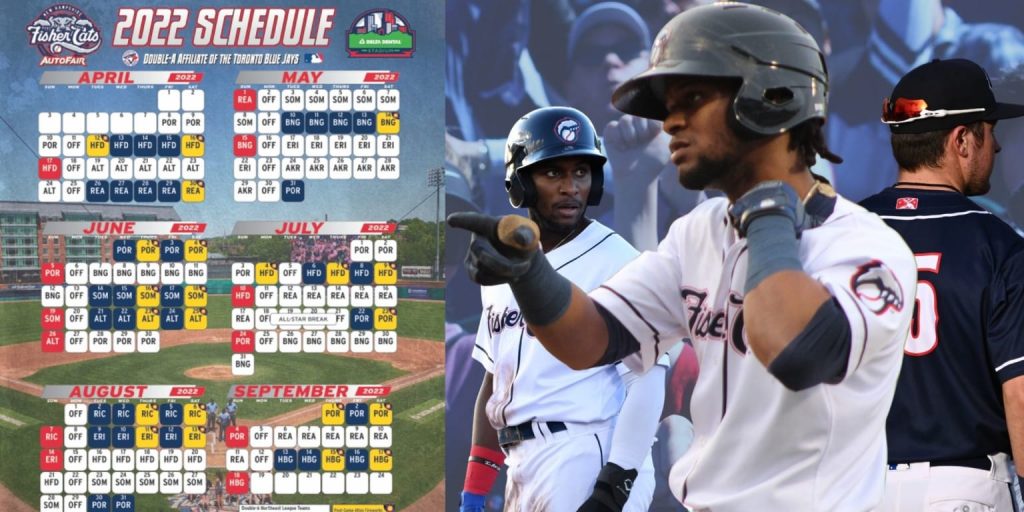 2022 Schedule Release Fisher Cats
