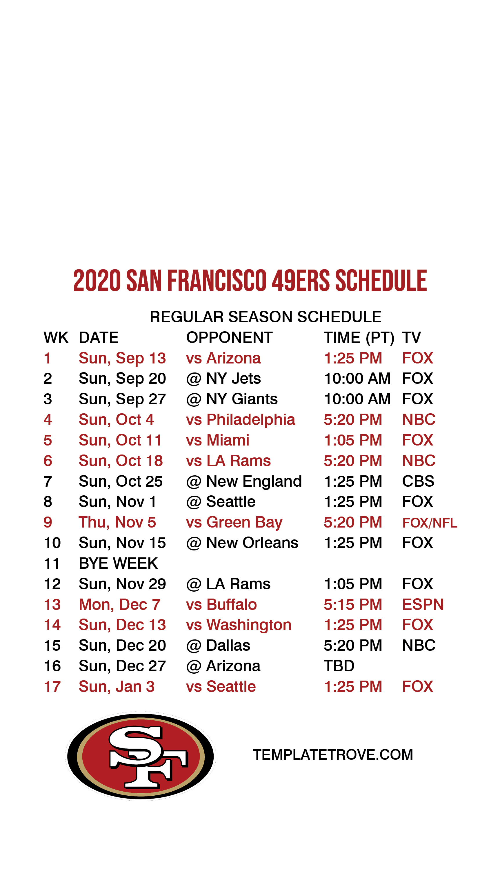 49Ers Schedule Live 49ers Fans Predictions Reactions To 